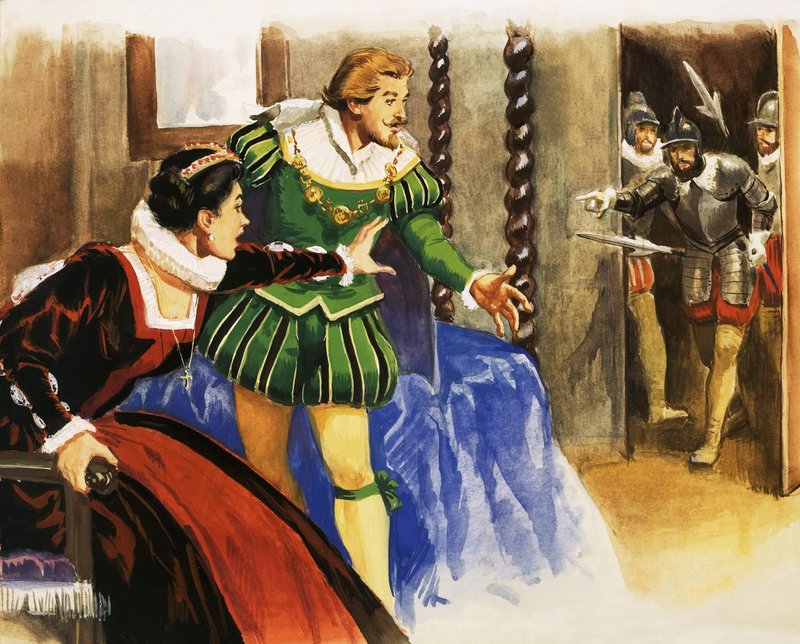 Azonosítatlan pár, valószínűleg I. Erzsébet királynő és Sir Francis Drake alkotó: English School