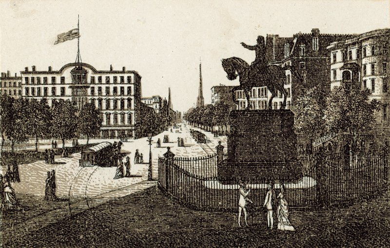 Union Square (litho) alkotó: English School