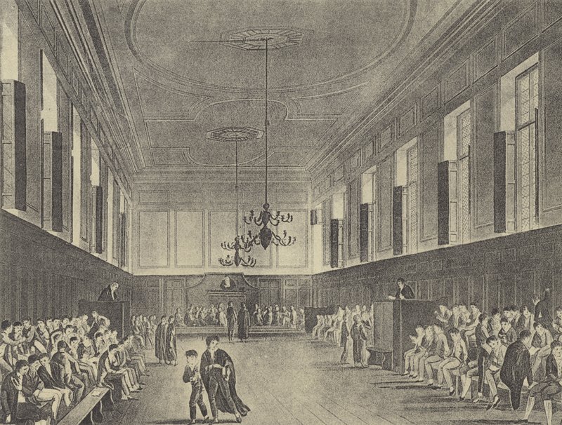 Felsőiskola, 1816 (mélynyomás) alkotó: English School