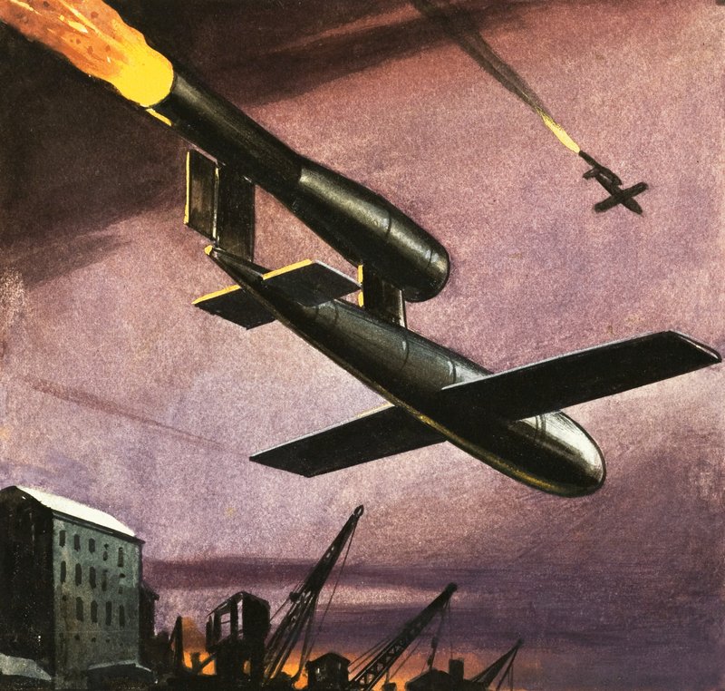 V1 Rocket Doodlebug alkotó: English School