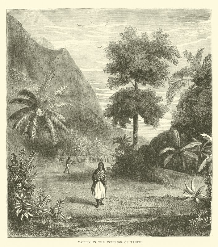 Völgy Tahiti belsejében alkotó: English School