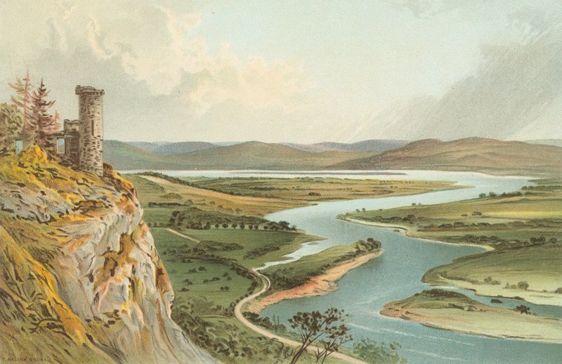 A Tay völgye – Kinnoull Hillről alkotó: English School