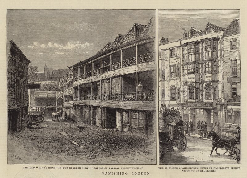 Eltűnő London (metszet) alkotó: English School