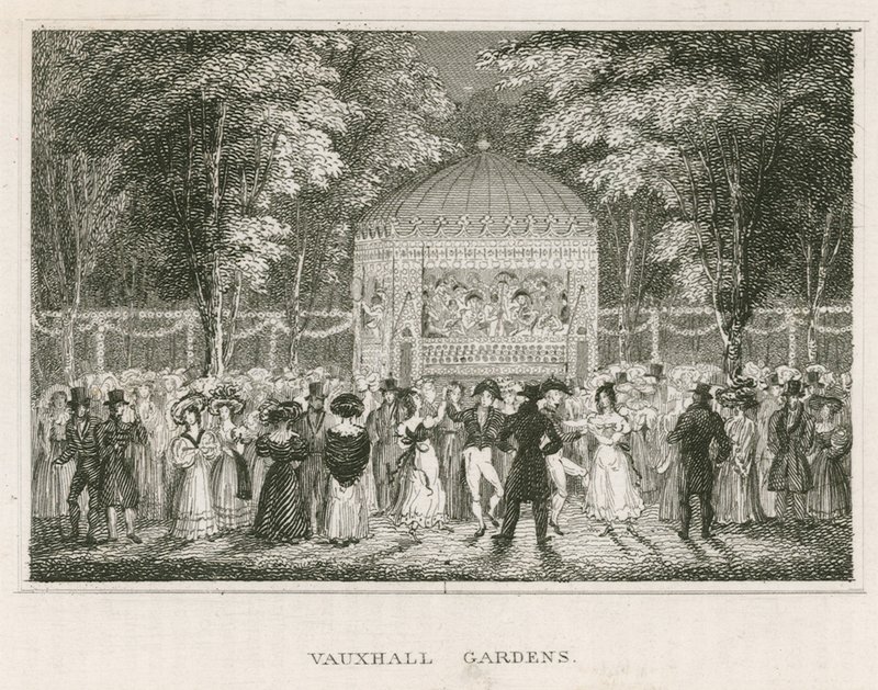 Vauxhall Gardens, London alkotó: English School