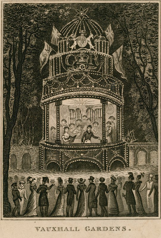 Vauxhall Gardens, London alkotó: English School