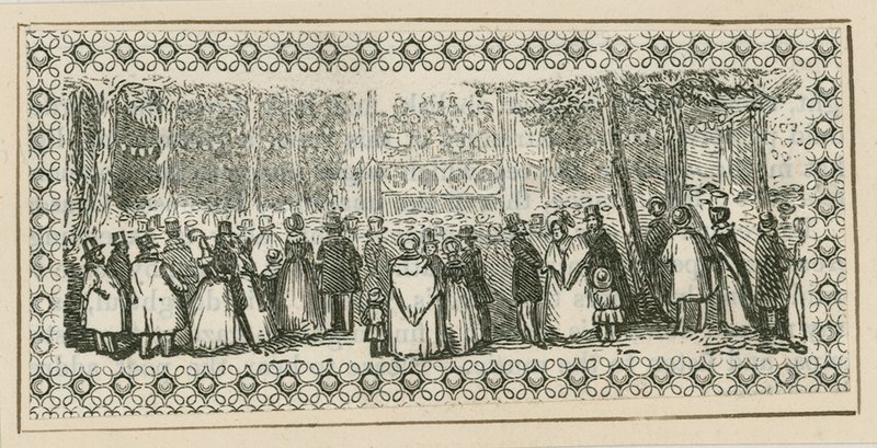 Vauxhall Gardens, London alkotó: English School