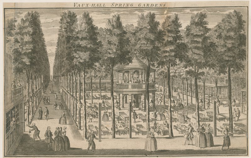 Vauxhall Spring Gardens alkotó: English School