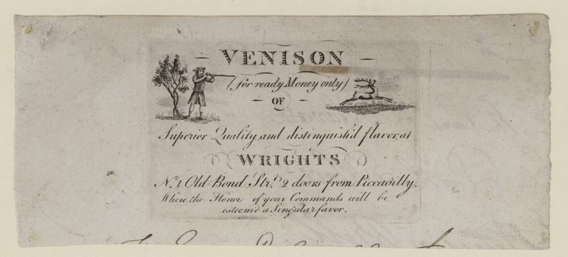 Venisor eladó, Wrights, kereskedelmi kártya alkotó: English School