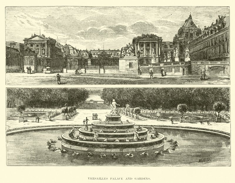 Versailles-i palota és kertek alkotó: English School