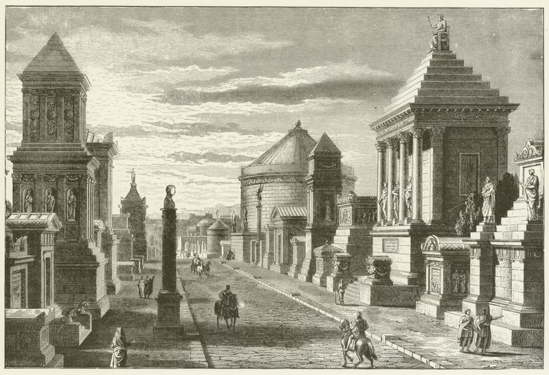 Via Appia, Róma közelében alkotó: English School