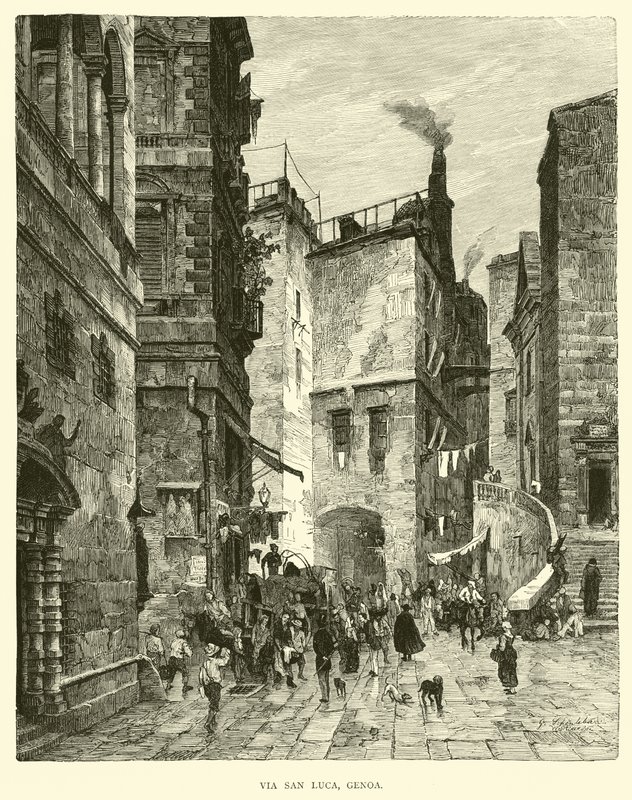 Via San Luca, Genova alkotó: English School