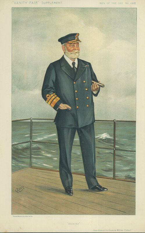 Sir Frederick William Fisher admirális alkotó: English School