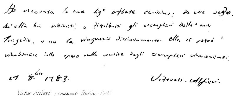 Victor Alfieri (kitűnő olasz költő) alkotó: English School
