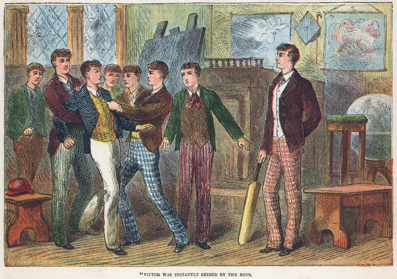 Victort azonnal elkapták a fiúk alkotó: English School