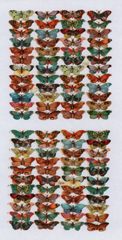Viktoriánus törmelék (chromolitho) alkotó: English School