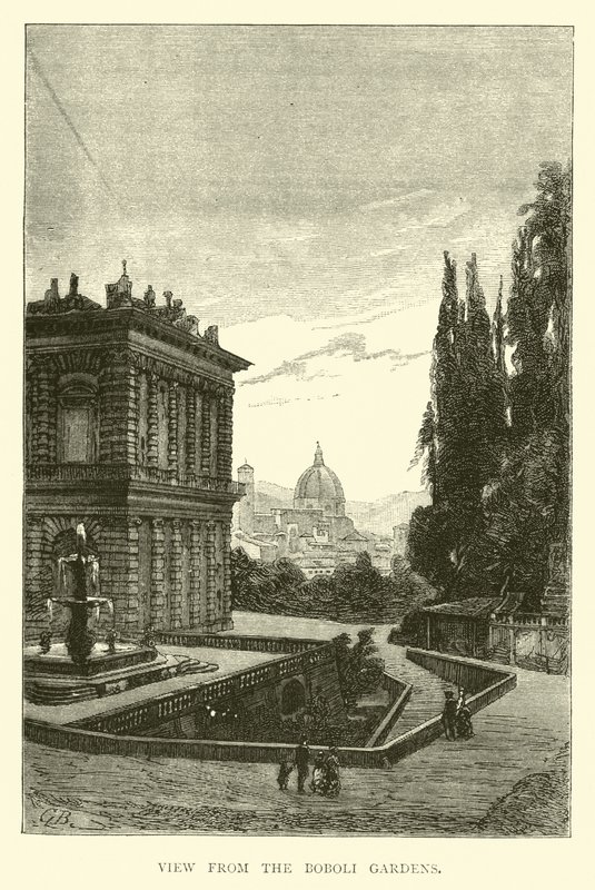 Kilátás a Boboli kertből alkotó: English School
