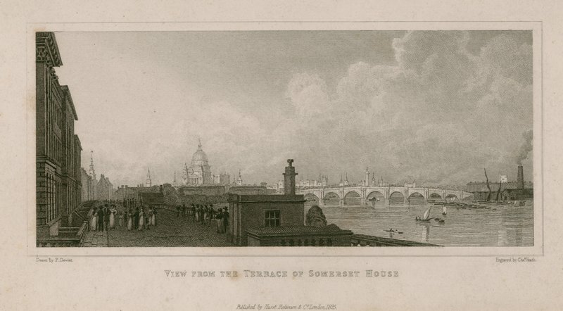 Kilátás a Somerset House teraszáról alkotó: English School