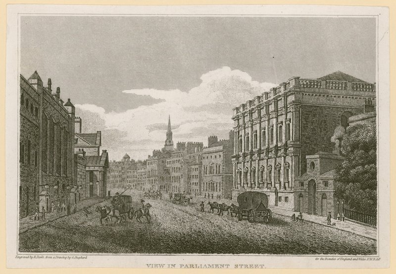 Kilátás a Parlament utcában alkotó: English School