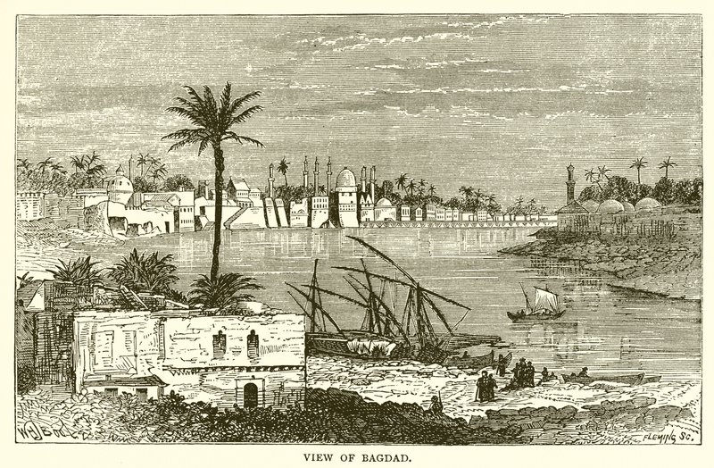 Bagdad látképe alkotó: English School