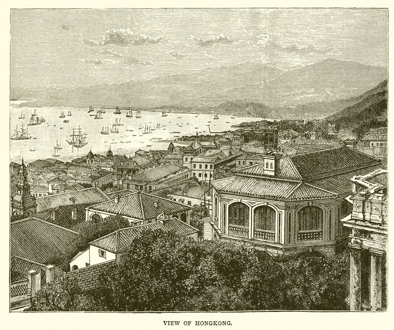 Kilátás Hong Kongra alkotó: English School