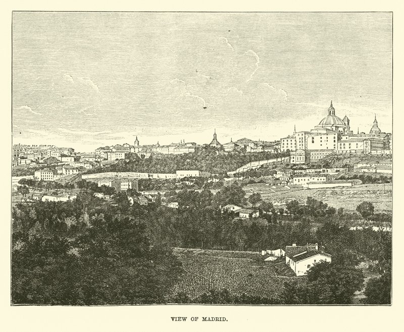Kilátás Madridra alkotó: English School