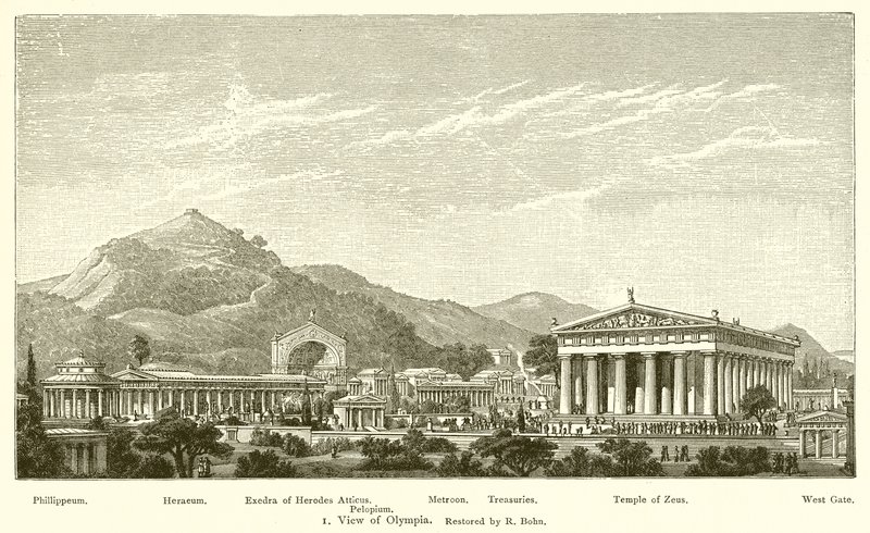 Kilátás Olympiára, restaurálta R Bohn alkotó: English School