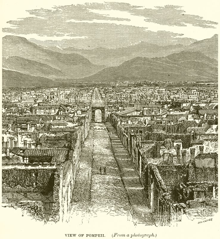 Kilátás Pompejire alkotó: English School