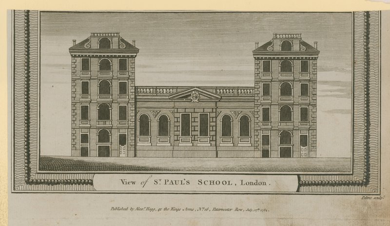 Kilátás a St Pauls Iskolára alkotó: English School