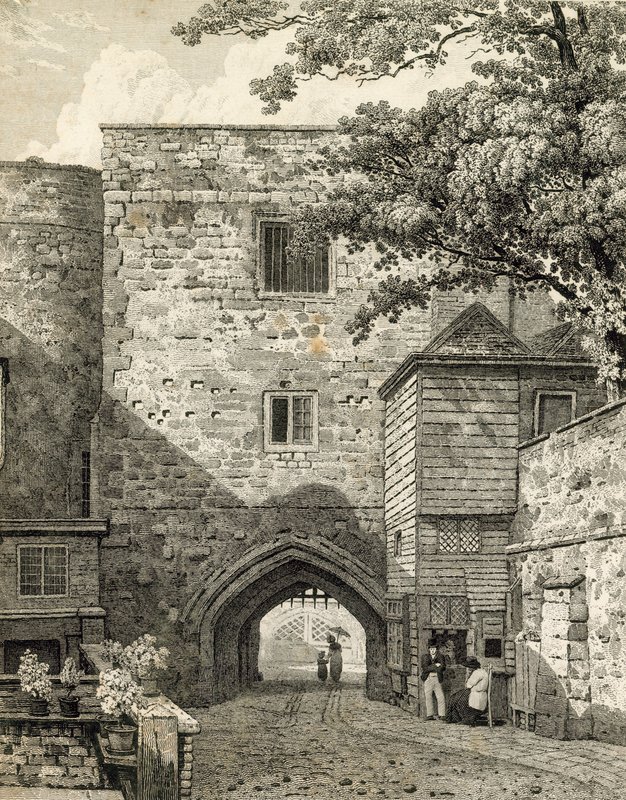 Kilátás a Bloody Towerre alkotó: English School