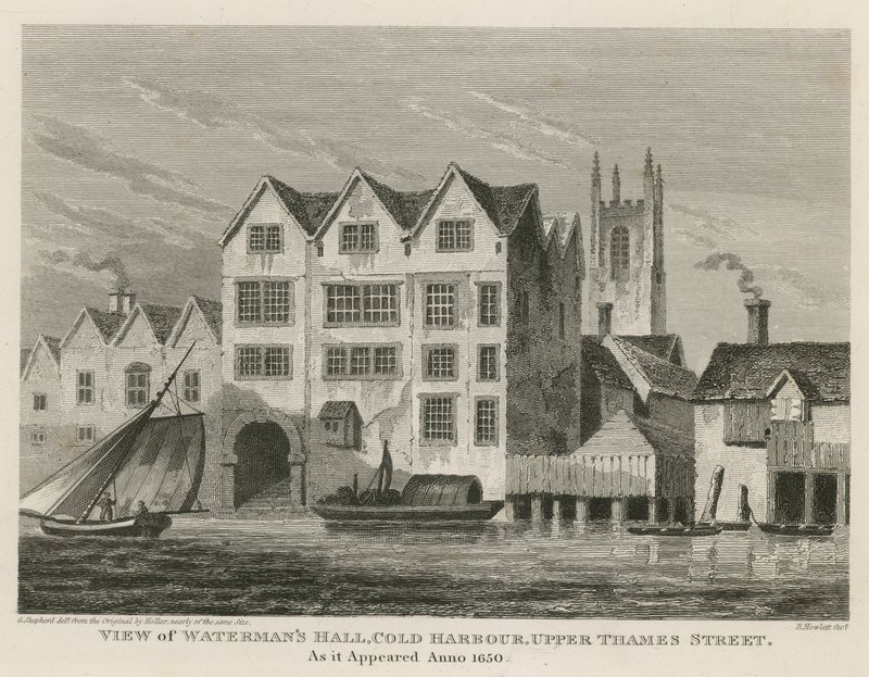 Kilátás a Watermans Hallra alkotó: English School