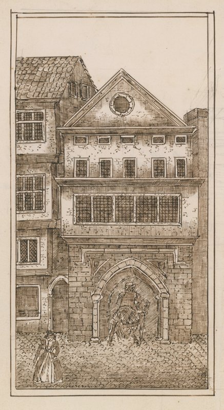 Kilátás a St Pauls északi kapujára alkotó: English School