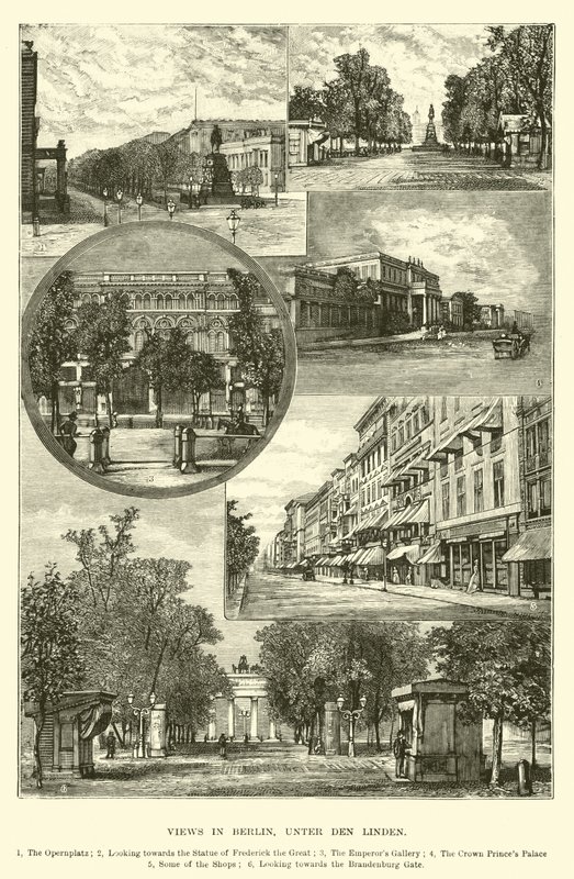 Kilátások Berlinben, Unter den Linden alkotó: English School
