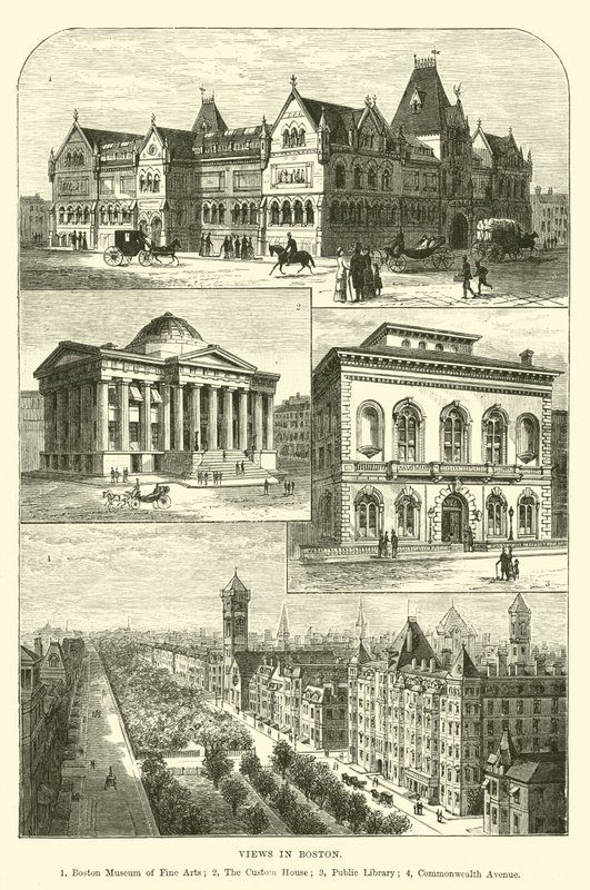 Kilátások Bostonban alkotó: English School