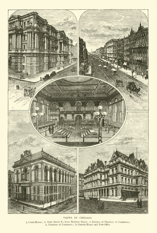 Kilátások Chicagóban alkotó: English School