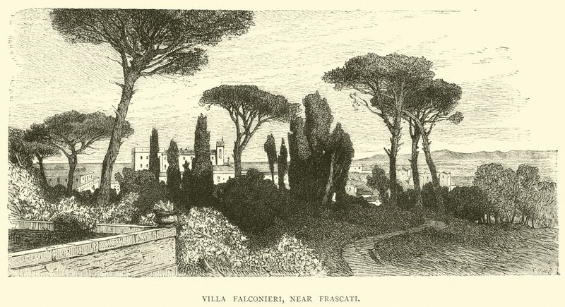 Villa Falconieri, Frascati közelében alkotó: English School