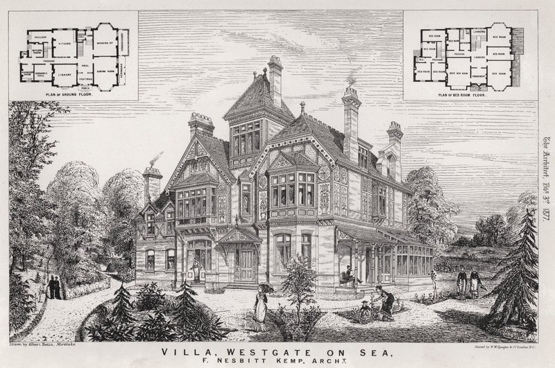 Villa, Westgate on Sea (metszet) alkotó: English School