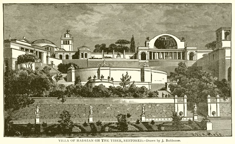 Hadrianus villája a Tiberisben, felújított alkotó: English School