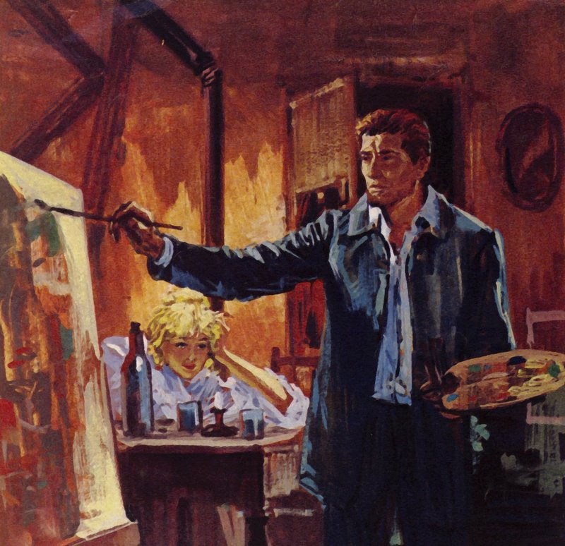 Vincent Van Gogh Hágába költözött, ahol festeni kezdett alkotó: English School