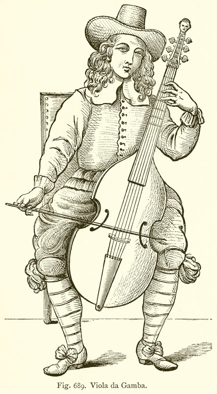 Viola da Gamba alkotó: English School