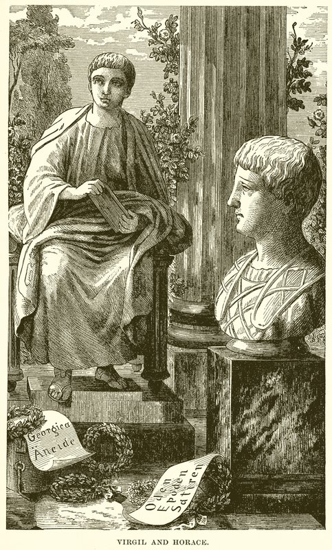Vergilius és Horatius alkotó: English School