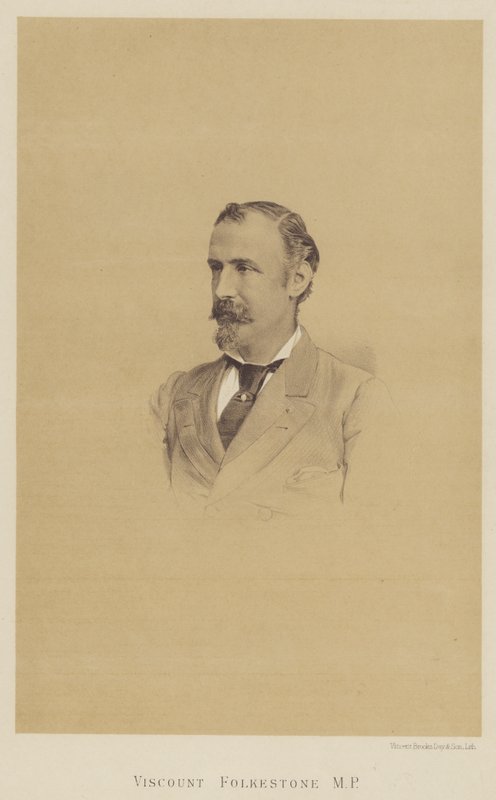 Folkestone vikomt, parlamenti képviselő (litho) alkotó: English School