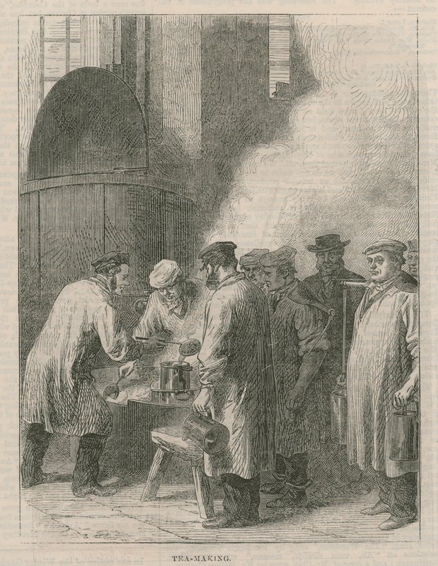 Látogatás a Greenwich Kórházban; Teafőzés alkotó: English School