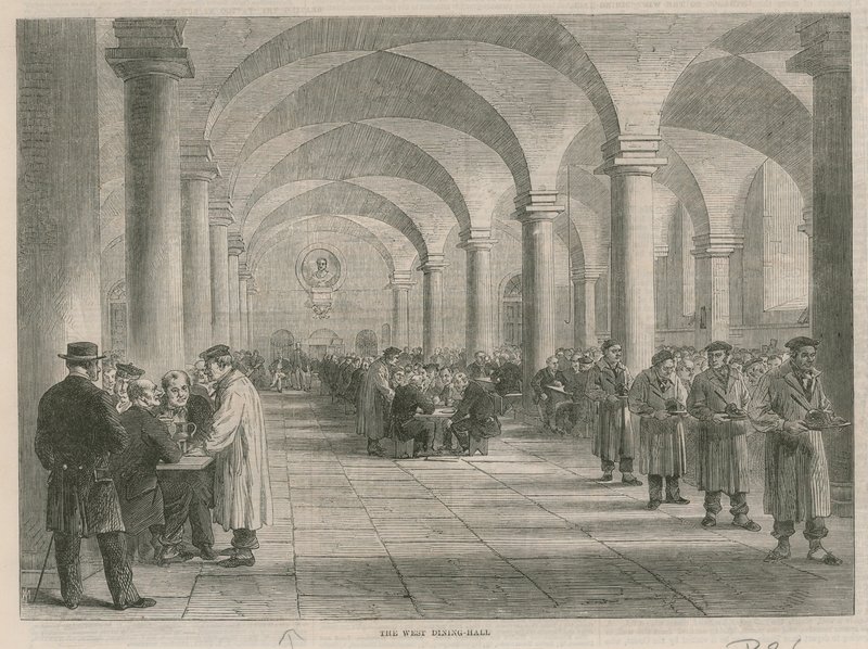 Látogatás a Greenwich Kórházban; A Nyugati étkező alkotó: English School