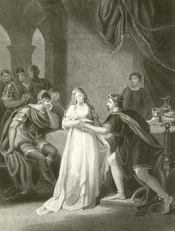 Vortigern és Rowena alkotó: English School