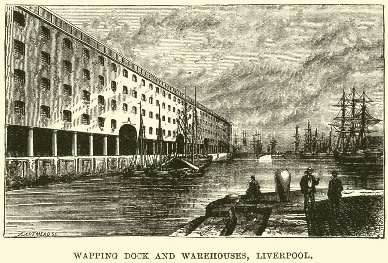 Wapping dokk és raktárak, Liverpool alkotó: English School