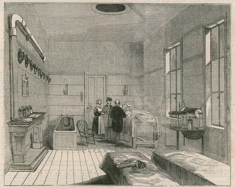 A Royal Humane Society fogadóházának osztálya alkotó: English School