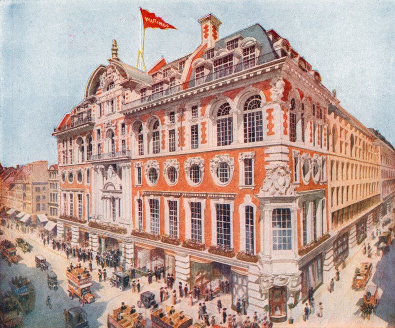 Waring és Gillow az Oxford Streeten alkotó: English School