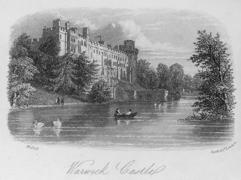 Warwick kastély (metszet) alkotó: English School