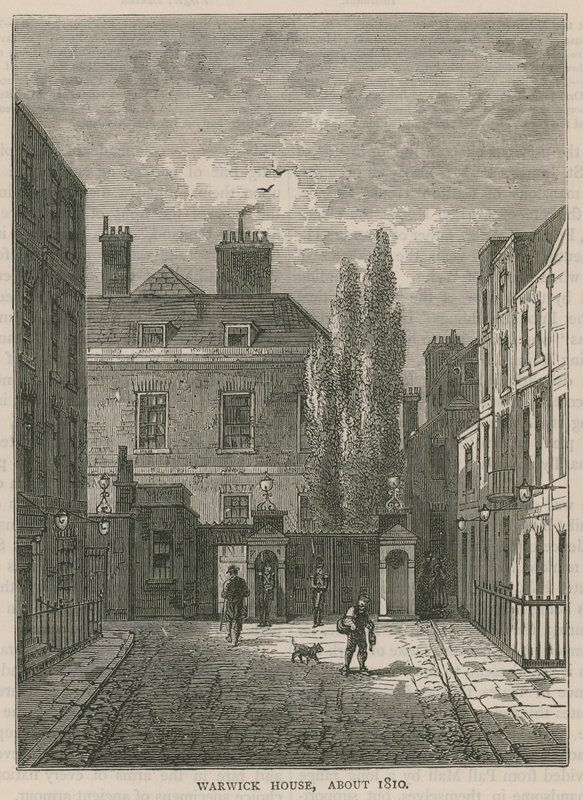 Warwick House, London, 1810 körül alkotó: English School