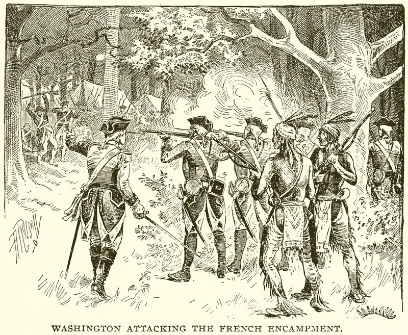 Washington megtámadja a francia tábort alkotó: English School